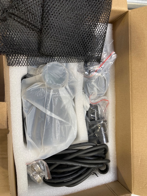 Photo 1 of 1587 GPH Submersible Water Pump, 55W Pond Pump with 16.5FT. Lift Height for Koi Pond Pool, Waterfall, Fish Tank, Aquarium, Statuary, Hydroponic, Ultra Quiet, Barrier Bag & 16.5FT Power Cord