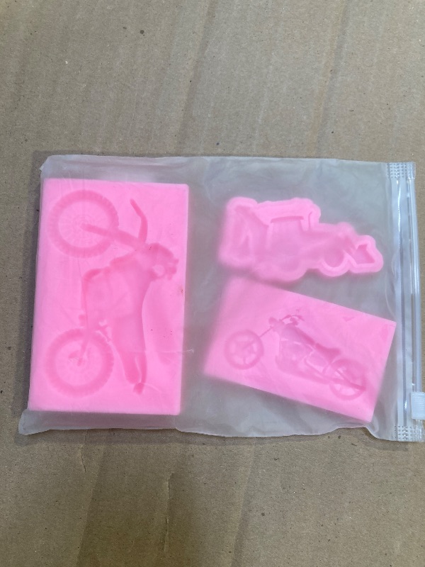Photo 1 of ZiXiang Motorcycle Silicone Mold Motorcycle Fondant Molds For Cake Decorating Cupcake Chocolate Gum Paste Candy Polymer Clay