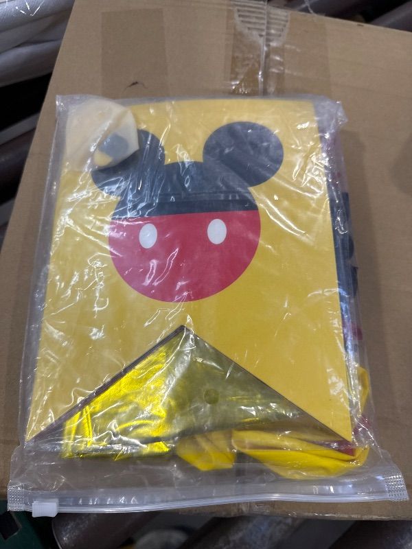 Photo 1 of Mouse Themed Birthday Party Decorations for Boy Two Birthday Party Supplies Banner Latex Balloon Foil Balloons Set