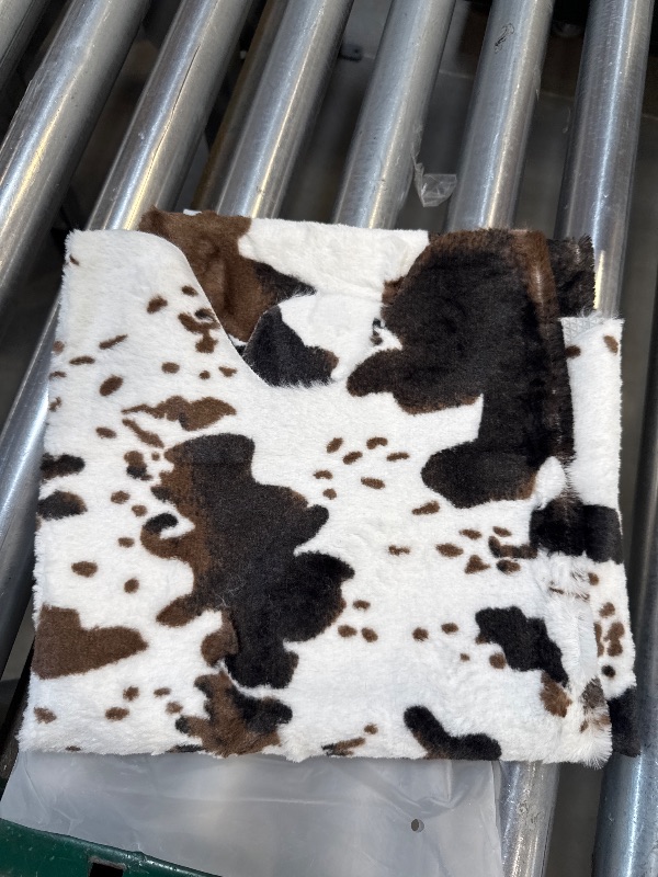 Photo 1 of  Cow Printed Floor Mat, Soft