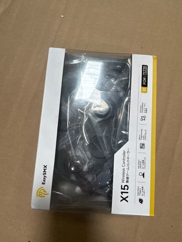 Photo 1 of EasySMX X15 PC Controller - Enhanced Wireless Bluetooth Controller with Hall Joysticks/Hall Triggers/RGB Lighting - No Stick Drift, No Dead Zone - Work for Windows PC, Android, Steam and Switch