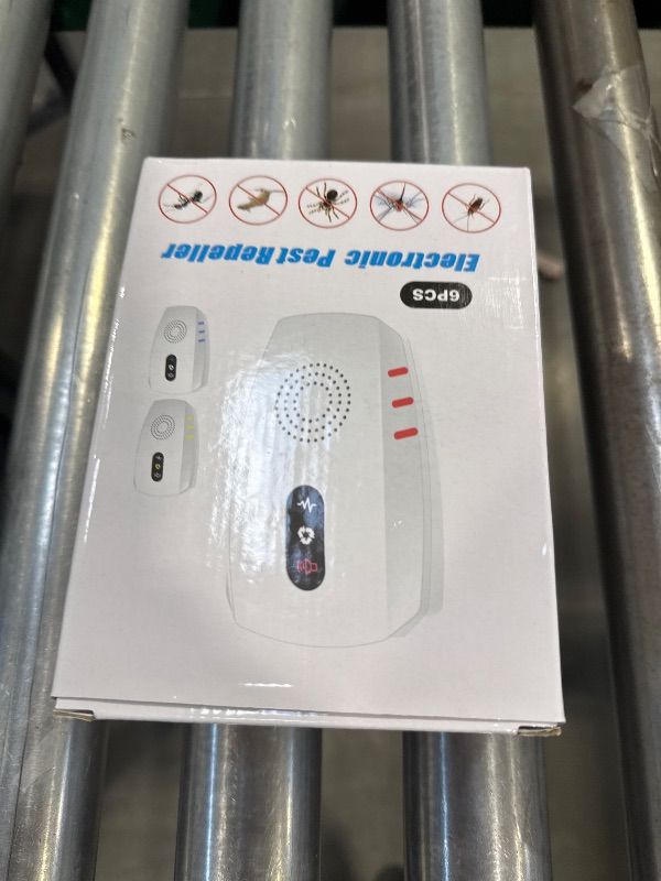 Photo 1 of 2025 Upgraded Ultrasonic Pest Repellent Indoor Insect Repeller, Pest Control, Repellent Roach, Mouse, Bugs, Mosquito, Mice, Spider, Ant, Rodent Repellent Ultrasonic Plug in, 3 Mode Switching, 6 Packs