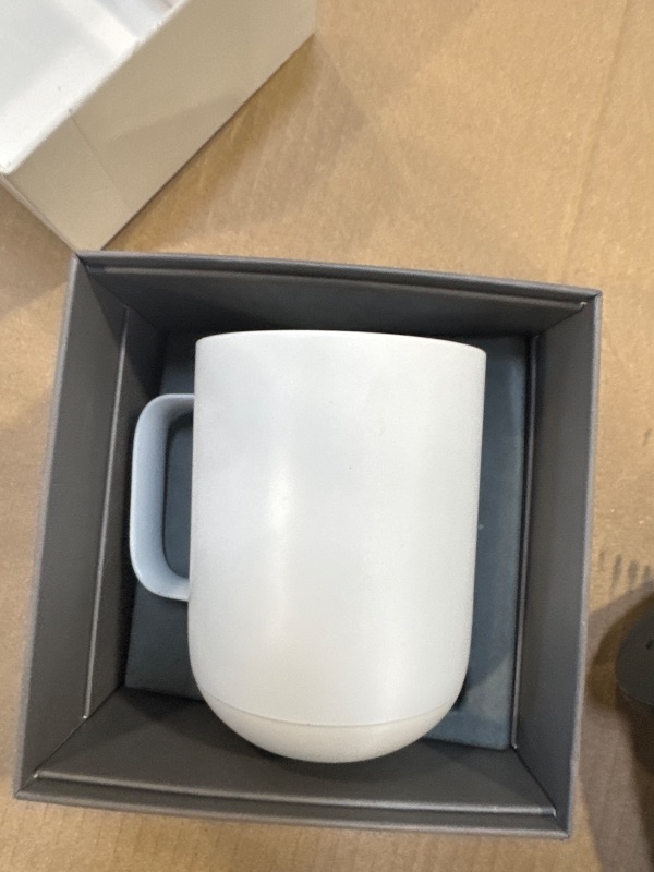 Photo 1 of Ember Temperature Control Smart Mug 2, 10 Oz, App-Controlled Heated Coffee Mug with 80 Min Battery Life and Improved Design, White