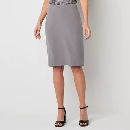 Photo 1 of Black Label by Evan-Picone Womens Suit Skirt, 16, Gray
