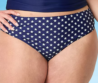 Photo 1 of Outdoor Oasis Star Bikini Swimsuit Bottom-Plus 1X