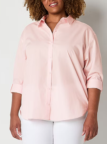 Photo 1 of Gloria Vanderbilt® Plus Womens Long Sleeve Regular Fit Button-Down Shirt 3X
