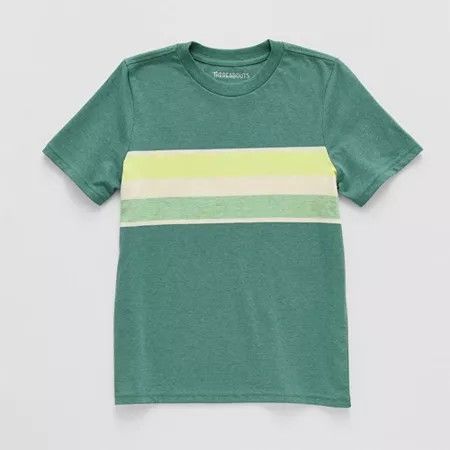 Photo 1 of Thereabouts tle & Big Boys Crew Neck Short Sleeve T-Shirt, X-large (18-20), Green