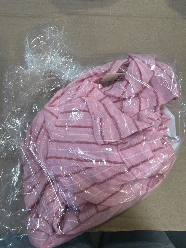 Photo 1 of A.n.a Womens Short Sleeve Regular Fit Blouse, Medium, Pink
