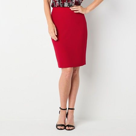 Photo 1 of Black Label by Evan-Picone Womens Suit Skirt, 4, Red
