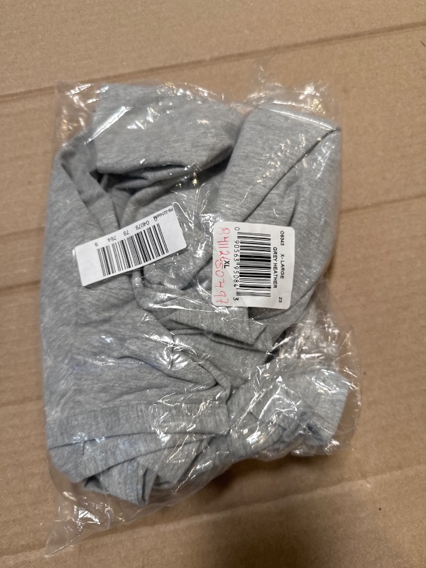 Photo 1 of Hanes Women's Stretch Cotton Raglan Sleeve Tee, Grey Heather, X Large