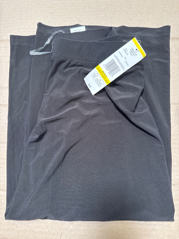 Photo 1 of Black Label by Evan-Picone Knit Womens Mid Rise MIDI Flared Skirt, Medium, Black
