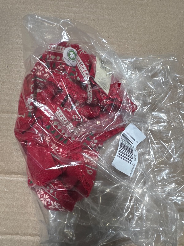 Photo 1 of Arizona Body Organic Cotton with Lace Hipster Panty, Xx-large, Red
