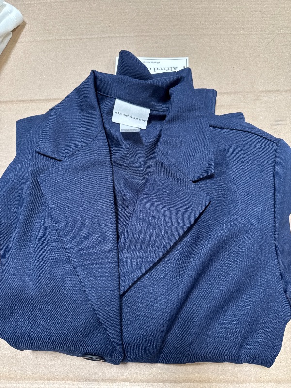 Photo 1 of Alfred Dunner Classics Womens Regular Fit Suit Jacket, 12, Blue
