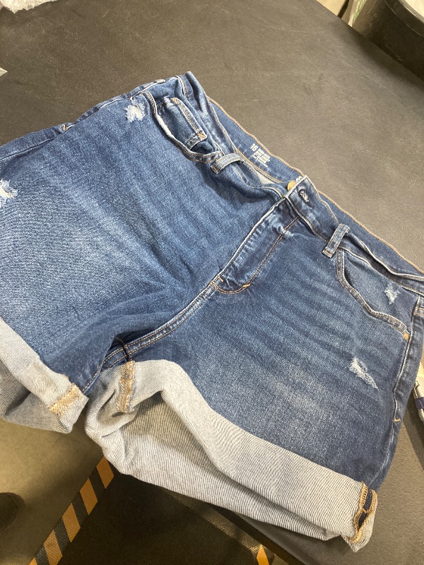 Photo 1 of a.n.a Womens High Rise 5" Denim Short Size 16
