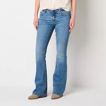 Photo 1 of A.n.a Womens Low Rise Flare Leg Jean, 14, Blue
