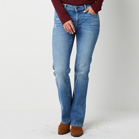 Photo 1 of A.n.a Womens Low Rise Bootcut Jean, 16, Blue