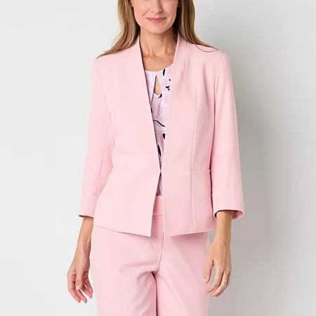 Photo 1 of Black Label by Evan-Picone Womens Classic Fit Suit Jacket, 4, Pink