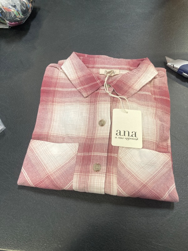 Photo 1 of a.n.a Womens Long Sleeve Blouse S