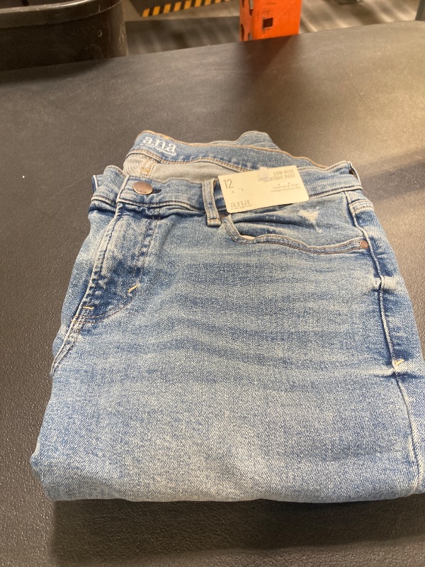 Photo 1 of A.n.a Womens Low Rise Bootcut Jean, 12, Blue