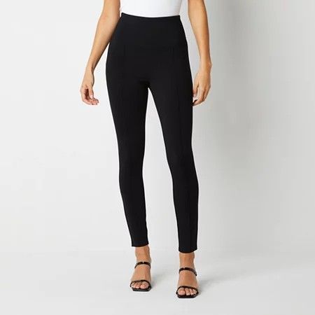 Photo 1 of Bold Elements Women's High Rise Full Length Leggings, Petite Small, Black
