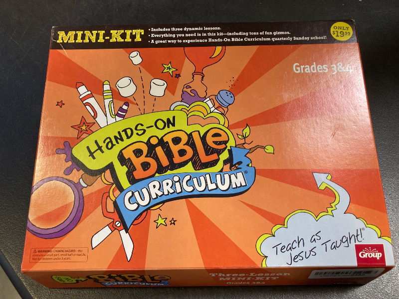 Photo 1 of Hands-On Bible Curriculum: 3-Lesson Mini-Kit for Grades 3 & 4 