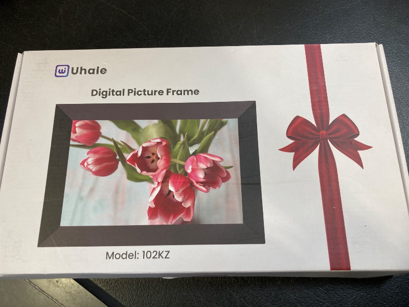 Photo 1 of Uhale Digital Picture Frame 32GB Storage 10.1 Inch WiFi Electronic Photo Frames SD Card Slot IPS Touch Screen HD Display Auto Rotate Slideshow Share Videos Photos Instantly Send Wishes Remotely