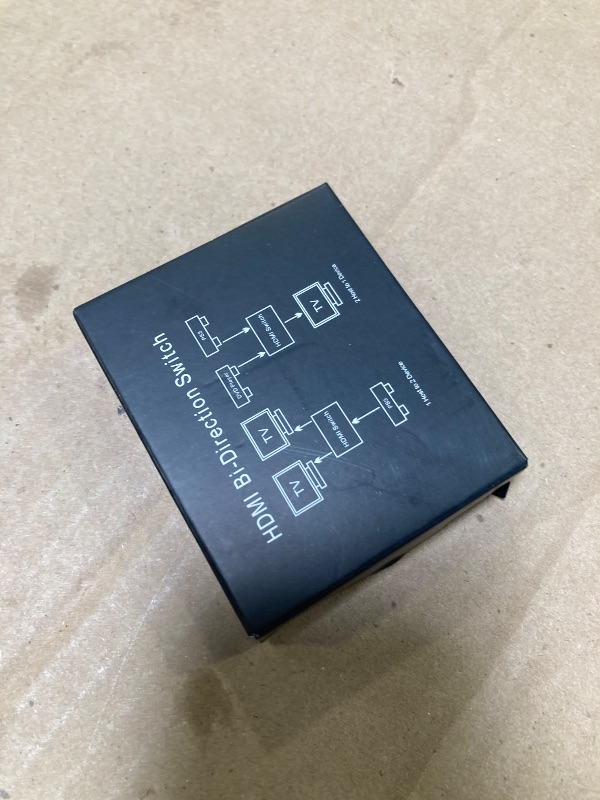 Photo 1 of HDMI Switch 4k@60hz Splitter, GANA Aluminum Bidirectional HDMI Switcher 2 in 1 Out, Manual HDMI Hub Supports HD Compatible with Xbox PS5/4/3 Blu-Ray Player Fire Stick Roku