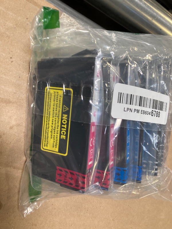 Photo 1 of 822XL Remanufactured for Epson 822XL Ink Cartridges for 822 XL T822 for Workforce Pro WF-3820 WF-3823 WF-4820 WF-4830 WF-4833 WF-4834 Printer 6 Pack 3 Black 1 Cyan 1 Magenta 1 Yellow