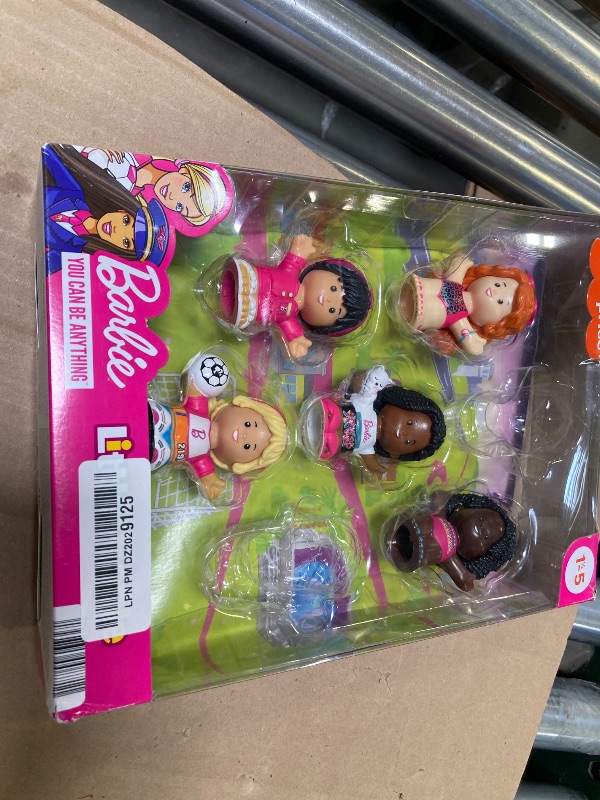 Photo 1 of 5pcs only----Fisher-Price Little People Barbie Toddler Toys, You Can Be Anything Figure Pack,  Characters for Pretend Play Ages 18+ Months (Amazon Exclusive)