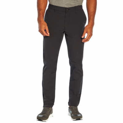Photo 1 of Banana Republic Pants Flat Front Pant Stretch Slim Fit BLACK 1557516---36/30