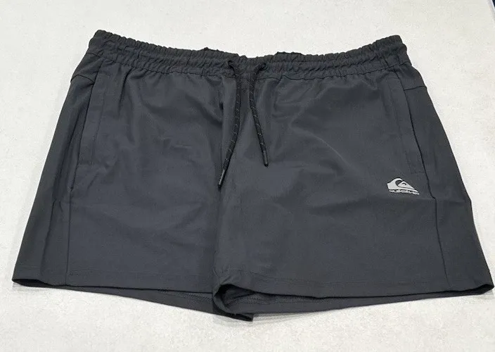 Photo 1 of Quiksilver Men's Regular Fit Stretch Comfort Dry Flight Shorts,--- Gray, L