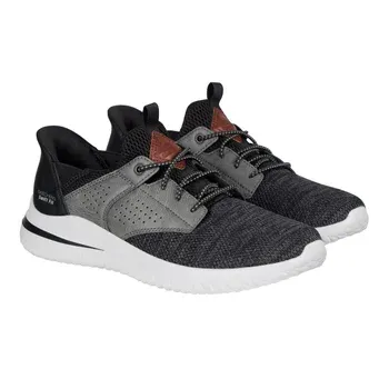 Photo 1 of Skechers Men's Delson Black Swift Fit Hands Free Shoe Memory Foam Size 10 MENS