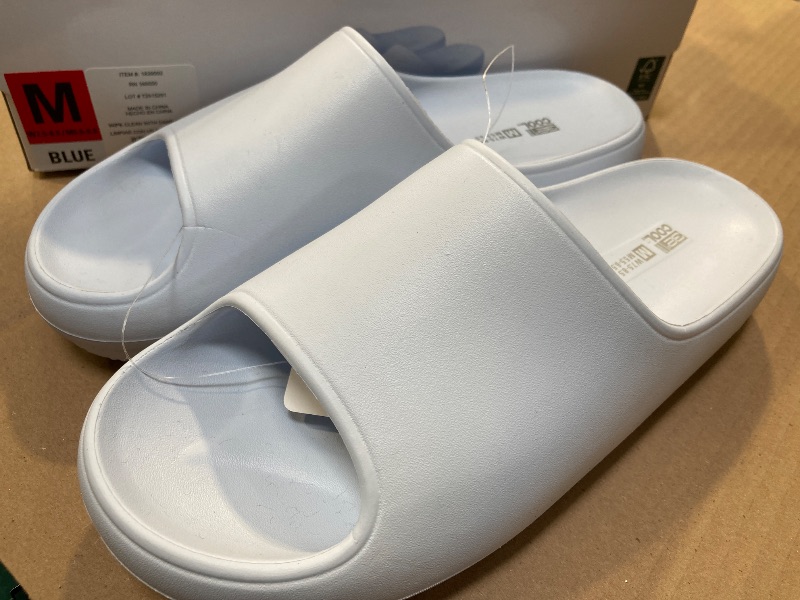 Photo 1 of 32 DEGREES Cushion Slide Slip-On Pillow-Like Comfort (Blue, SIZE M) NWD