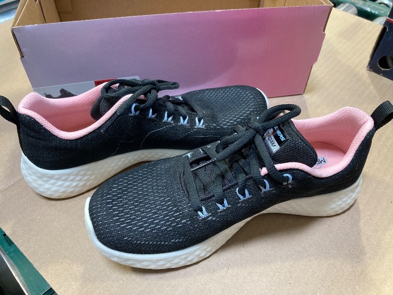 Photo 1 of Skechers “Lite Foam” Women’s Lightweight Air-Cooled Running Sneaker (Black) 