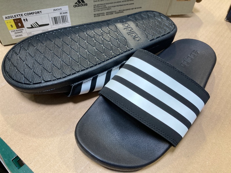 Photo 1 of adidas Men's Striped Flip Flop Sandals M8-W9
