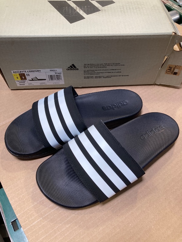 Photo 1 of adidas Men's Striped Flip Flop Sandals M8-W9
