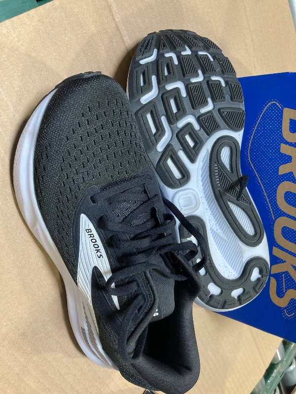 Photo 1 of Brooks Women’s Adrenaline GTS 24 Supportive Running Shoe - Black/White - 8.5 Medium