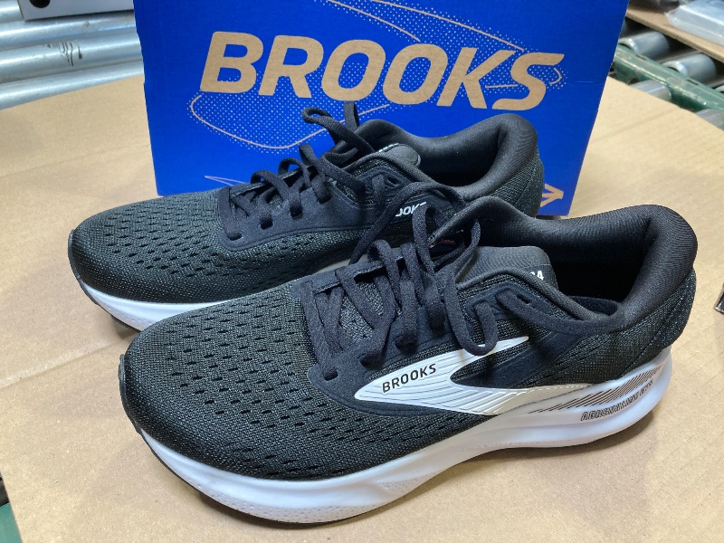 Photo 1 of Brooks Women’s Adrenaline GTS 24 Supportive Running Shoe - Black/White - 8.5 Medium