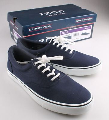 Photo 1 of size 10---Izod Men's Canvas Shoes Rangley Memory Foam Sole Comfort Lace up