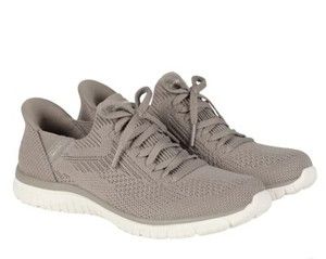 Photo 1 of 10---Skechers Women's Size 8 Virtue Swift Fit Hands Free Shoes, Taupe