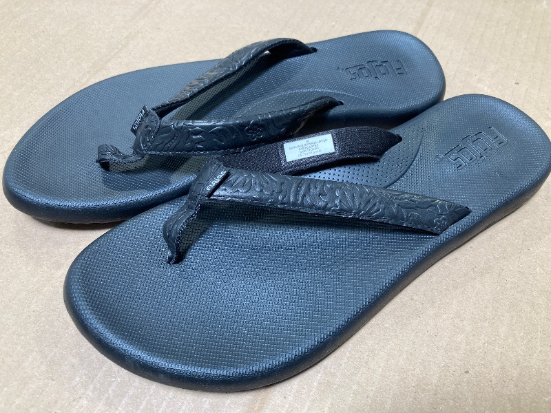 Photo 1 of 9---Flojos  Flip Flops Sandals  Black
