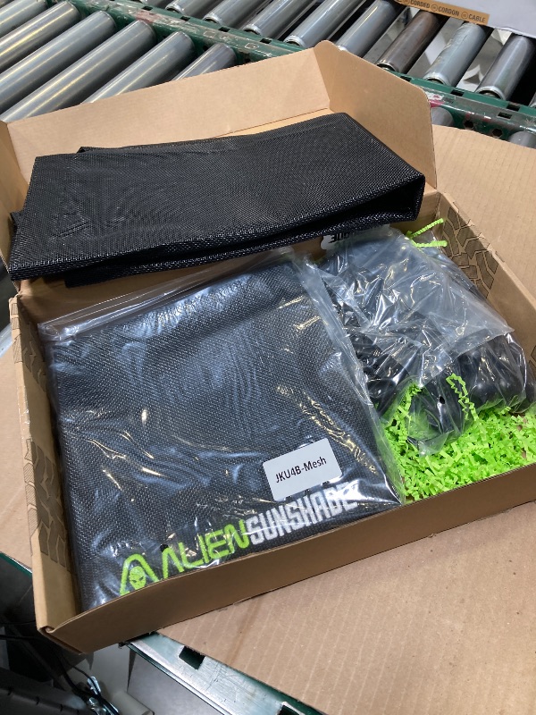 Photo 1 of Alien Sunshade Jeep Wrangler JKU Black (2007-2018) Front & Rear Mesh Sun Shade for JK Unlimited, Blocks UV, Wind, Noise, Jeep Gifts, Bikini Jkini Top Cover for Sport, Sport S, Sahara, Rubicon