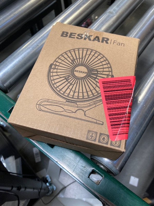 Photo 1 of BESKAR Small Clip on Fan, 3 Speeds USB Fans with Strong Airflow, Clip & Desk Fans USB Plug in with Sturdy Clamp - Ultra Quiet operation for Office Dorm Bedroom Stroller