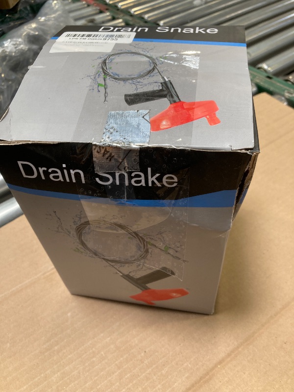 Photo 1 of 33 Feet Drain Snake Auger, Plumbing Snake Drain Hair Clog Removal Tool, Heavy Duty Toilet Snake Auger, Sink Unclogger Drain Cleaner Tool for Bathroom Kitchen Tub Shower Drain Clog Remover with Gloves