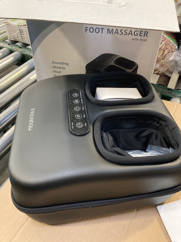 Photo 1 of MOUNTRAX Shiatsu Foot Massager with Heat, DIY Gift Ideas for Mom Dad Women Men, Deep Kneading Foot Massager for Plantar Fasciitis, Improve Circulation and Pain Relief