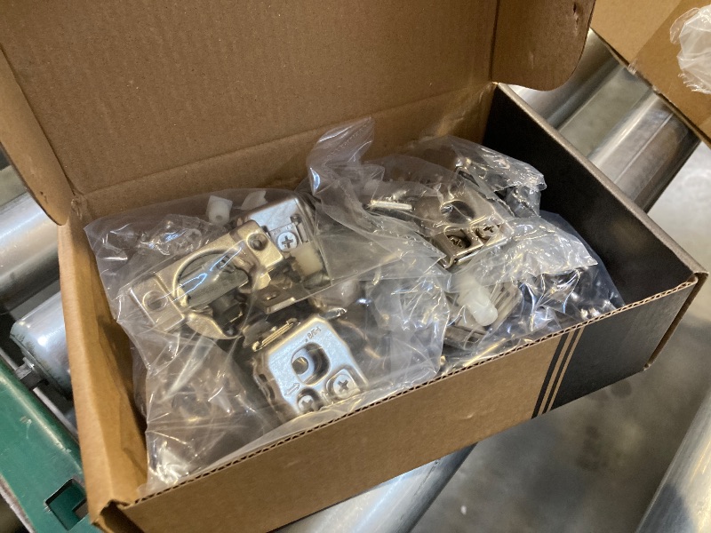 Photo 1 of Chibery 10 Pack 1-3/8" Overlay 4D Soft Close Concealed Hinges for Face Frame Door, Adjustable Closing Speed, Smooth Slow Self Close Hinges, Satin Nickel, 105° Open Angle Stainless Steel Cabinet Hinges