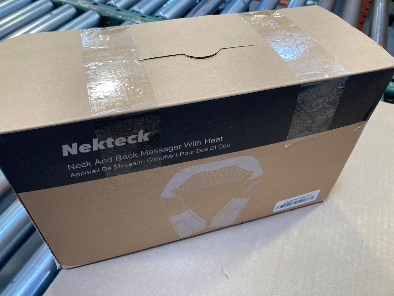 Photo 1 of Shiatsu Neck and Back Massager with Soothing Heat, Nekteck Electric Deep Tissue 3D Kneading Massage Pillow for Shoulder, Leg, Body Muscle Pain Relief, Home, Office, and Car Use