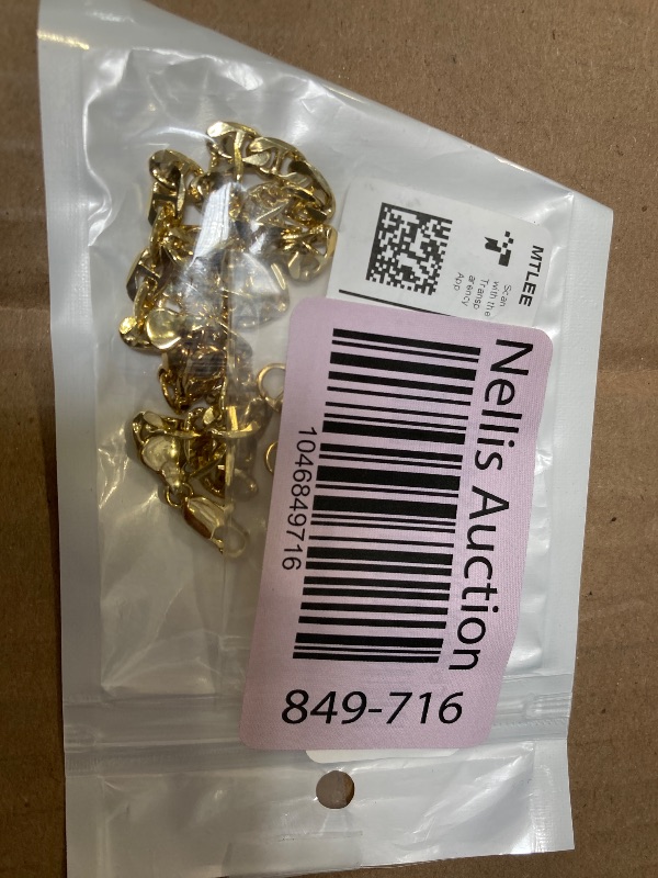 Photo 1 of MTLEE Double Lobster Clasp Extender Double Claw Connector Bracelet Extension Clasp Small Bracelet Necklace Shortener for DIY Jewelry Making(0.98 Inch,Gold)