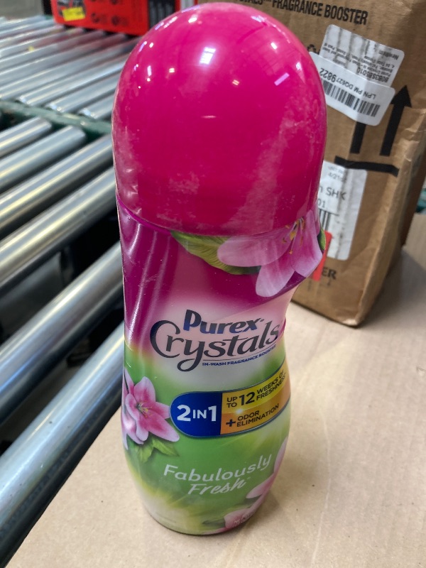 Photo 1 of Purex Crystals in-Wash Fragrance and Scent Booster, Fabulously Fresh, 21 Ounce