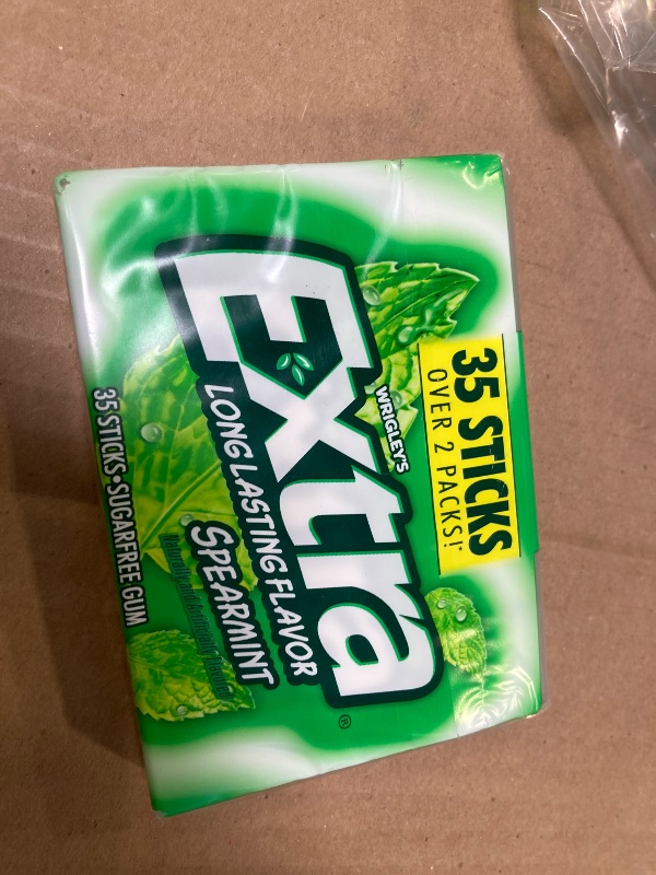 Photo 1 of Wrigley's, Extra Spearmint Sugarfree Gum, 35 Count